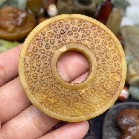 蛇纹石玉未镶嵌颈饰28