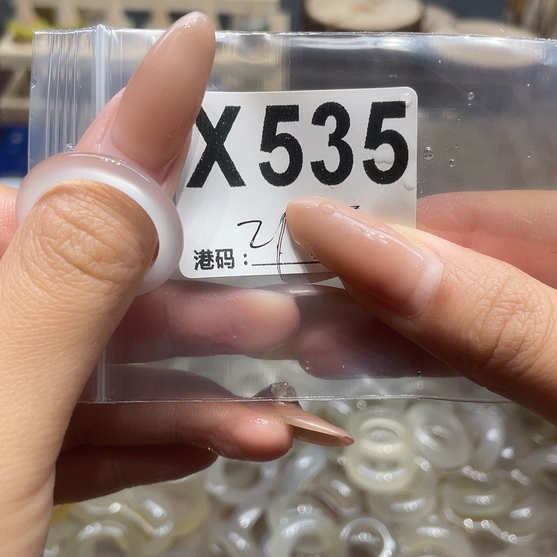 玛瑙/玉髓未镶嵌戒指535