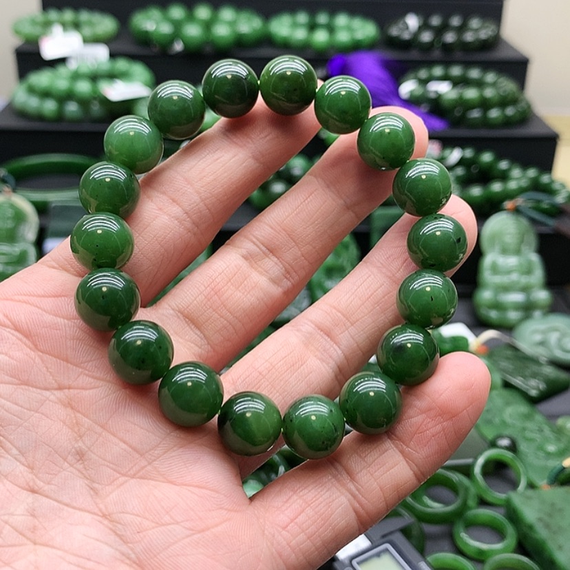 【闪购商品】和田玉（碧玉）手链未镶嵌