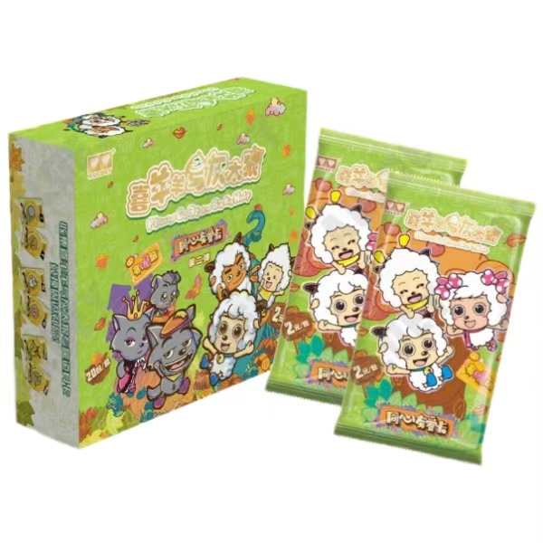 AULDEY/奥迪双钻（抓UR）喜羊羊与灰太狼第二弹友情包卡牌