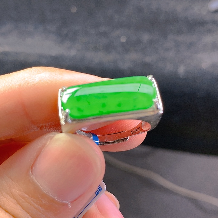 【闪购商品】翡翠颈饰银S925镶嵌翡翠