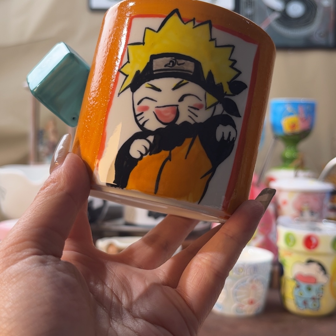 杯景德镇陶瓷文创手绘水杯