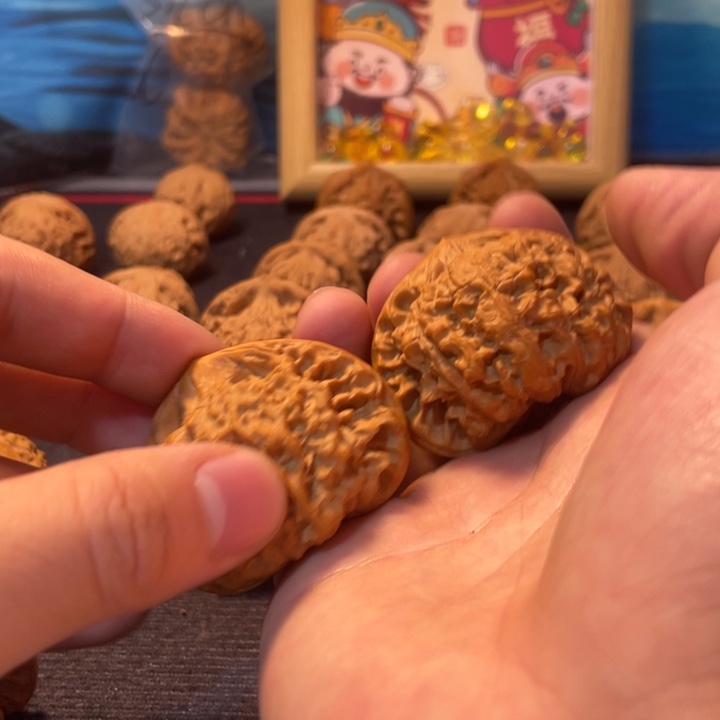 一***利文玩核桃官帽45尺