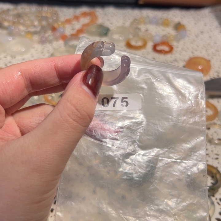 玛瑙/玉髓合金戒指75港16