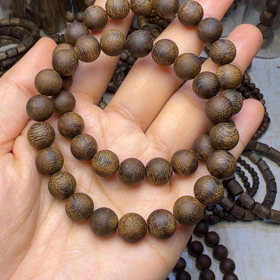 沉香手串卡9圆珠单圈多样性发一