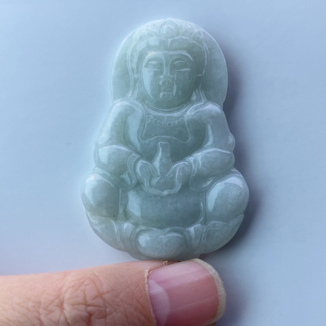【闪购商品】翡翠颈饰未镶嵌观音