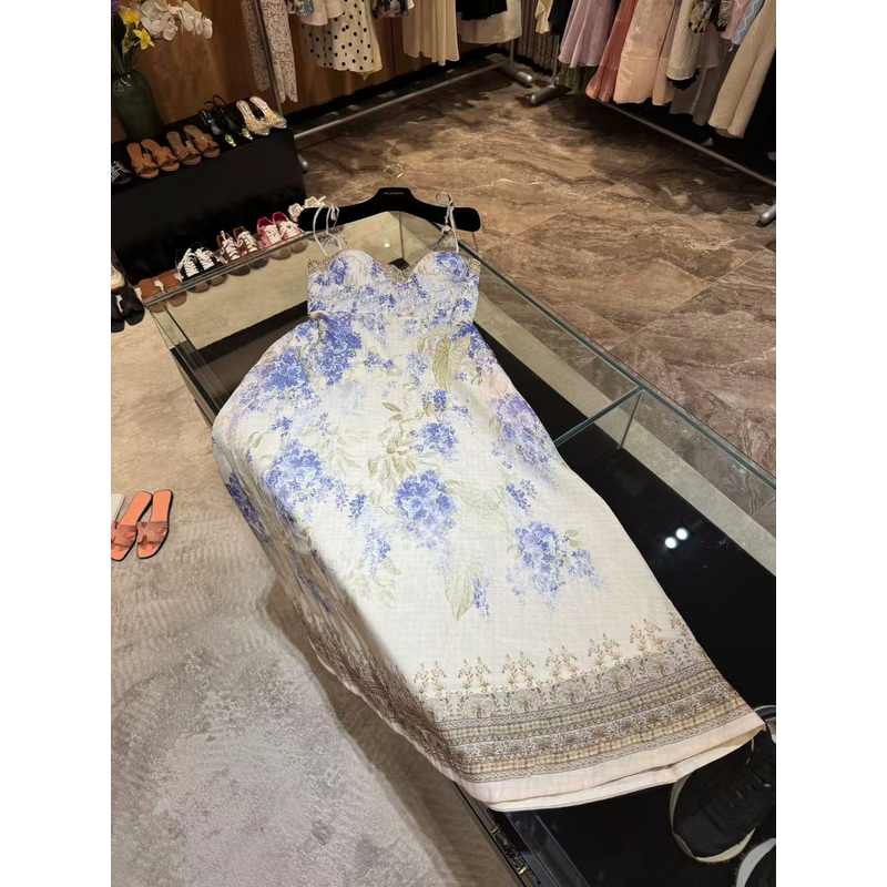 WW2025新款女士时尚夏季气质无袖连衣裙W201239