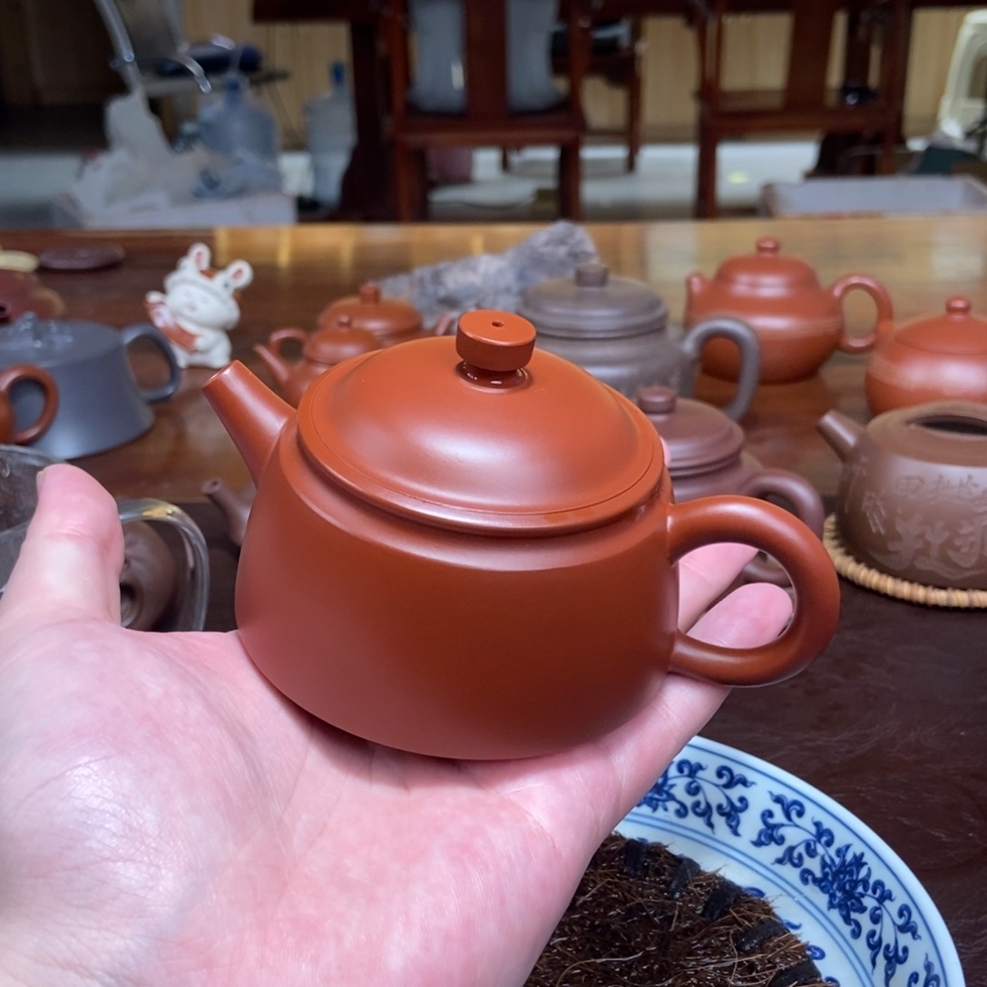 茶壶紫砂金钟紫砂壶