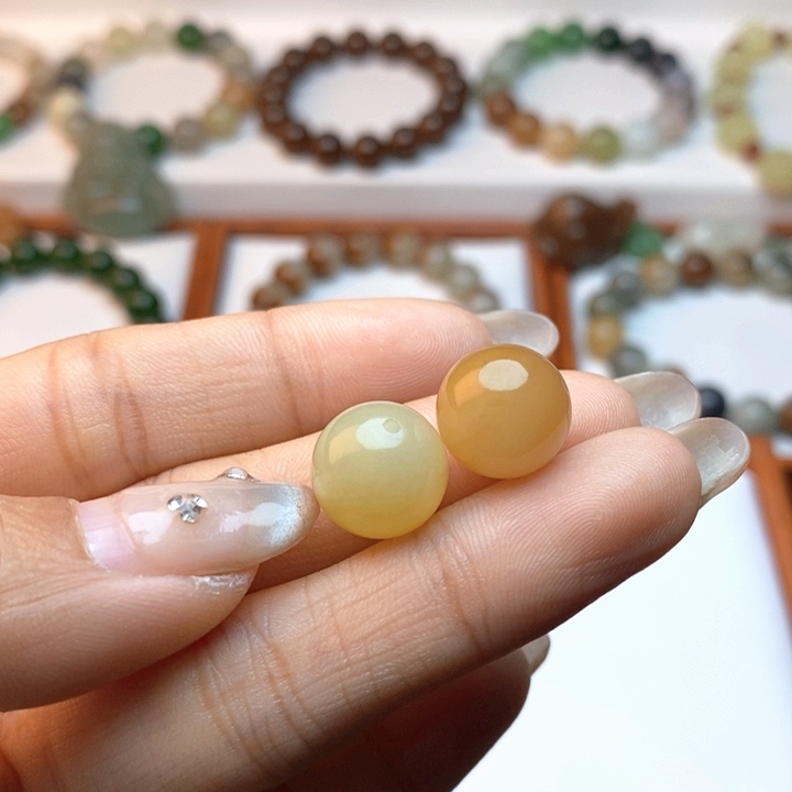 和田玉手链未镶嵌岁***心