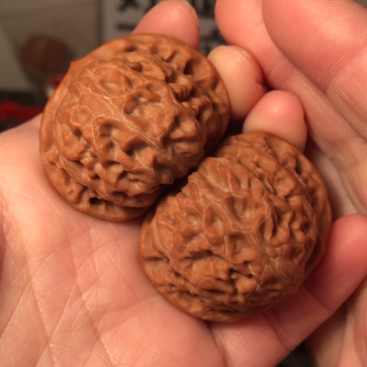 【闪购商品】文玩核桃把件宫灯41