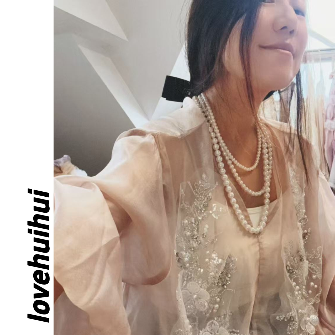 lovehuihui《时光珍藏•奢华》高级感轻奢风上衣