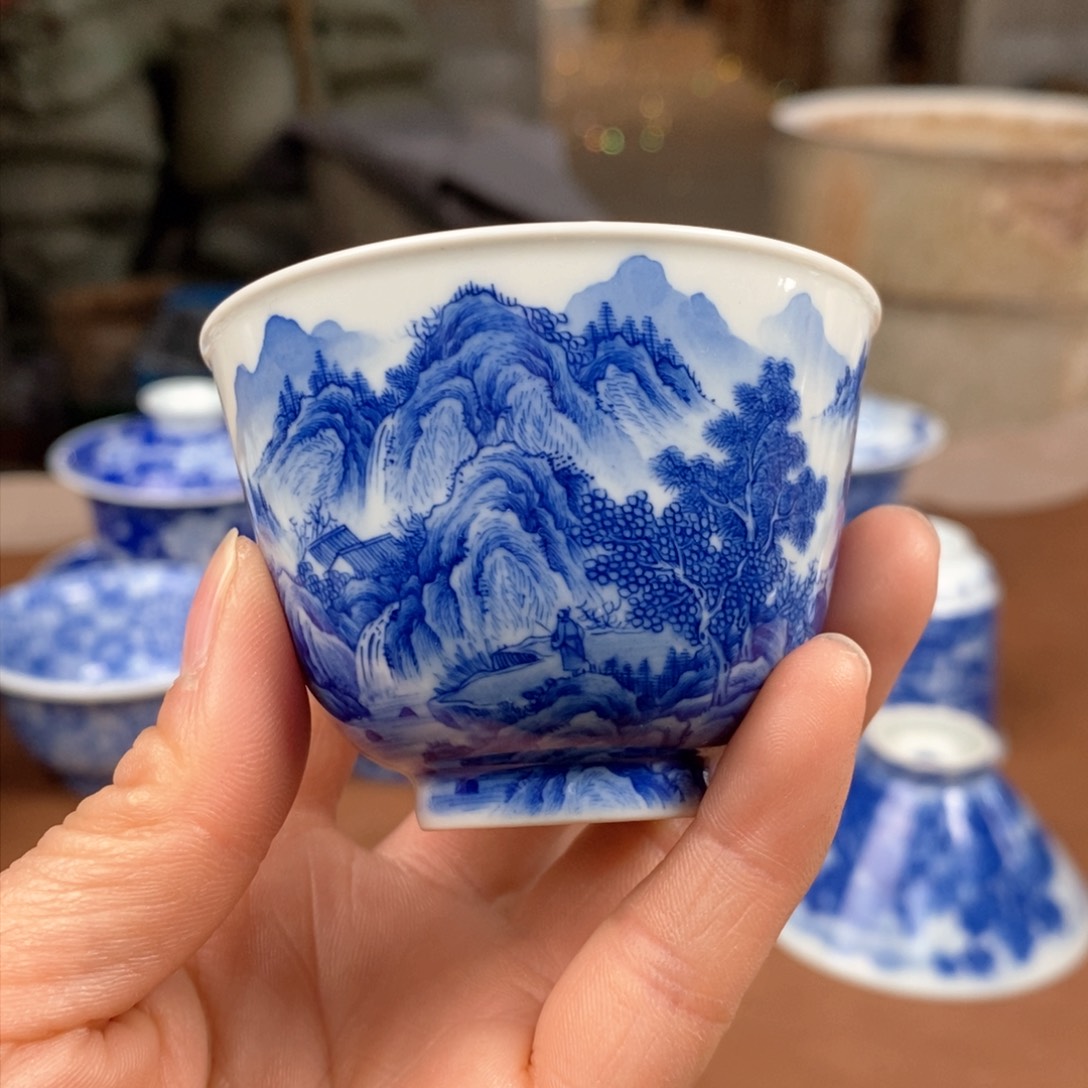 杯景德镇陶瓷手工手绘