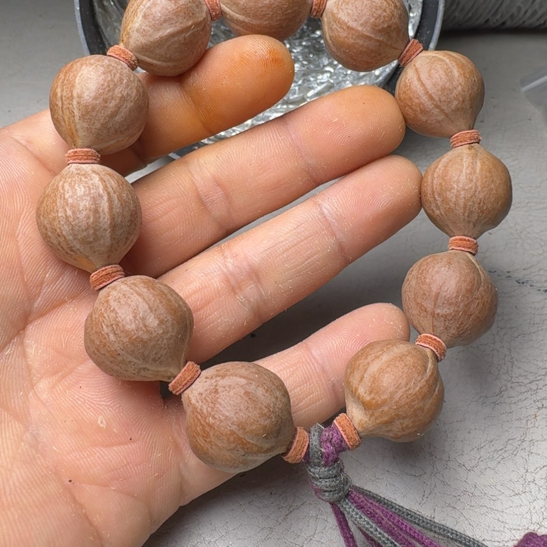 明***口橄榄核手串橄榄核