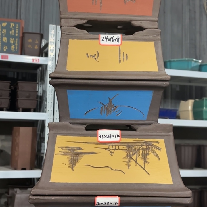 紫砂花盆             100-5