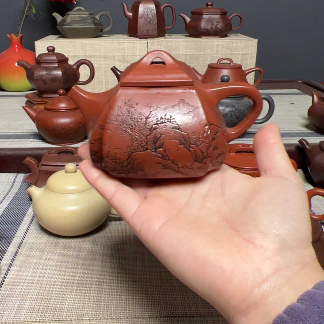 紫砂茶壶淡**生宜兴紫砂