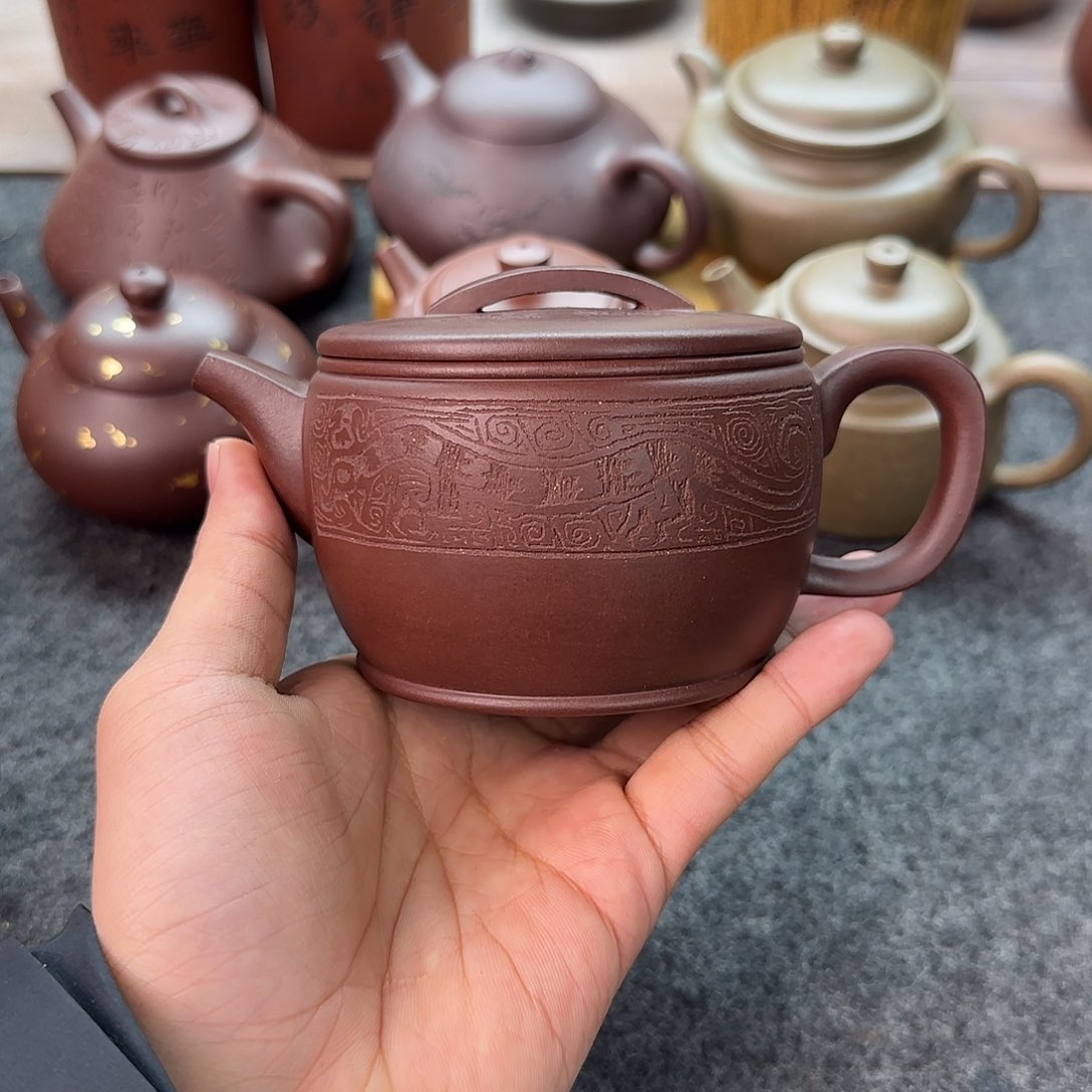 紫砂茶壶谨****j微瑕汉瓦