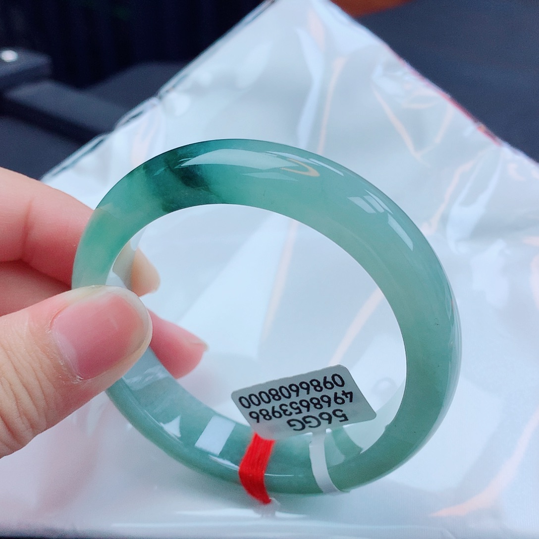 翡翠手镯未镶嵌天然缅甸翡翠A货手镯 