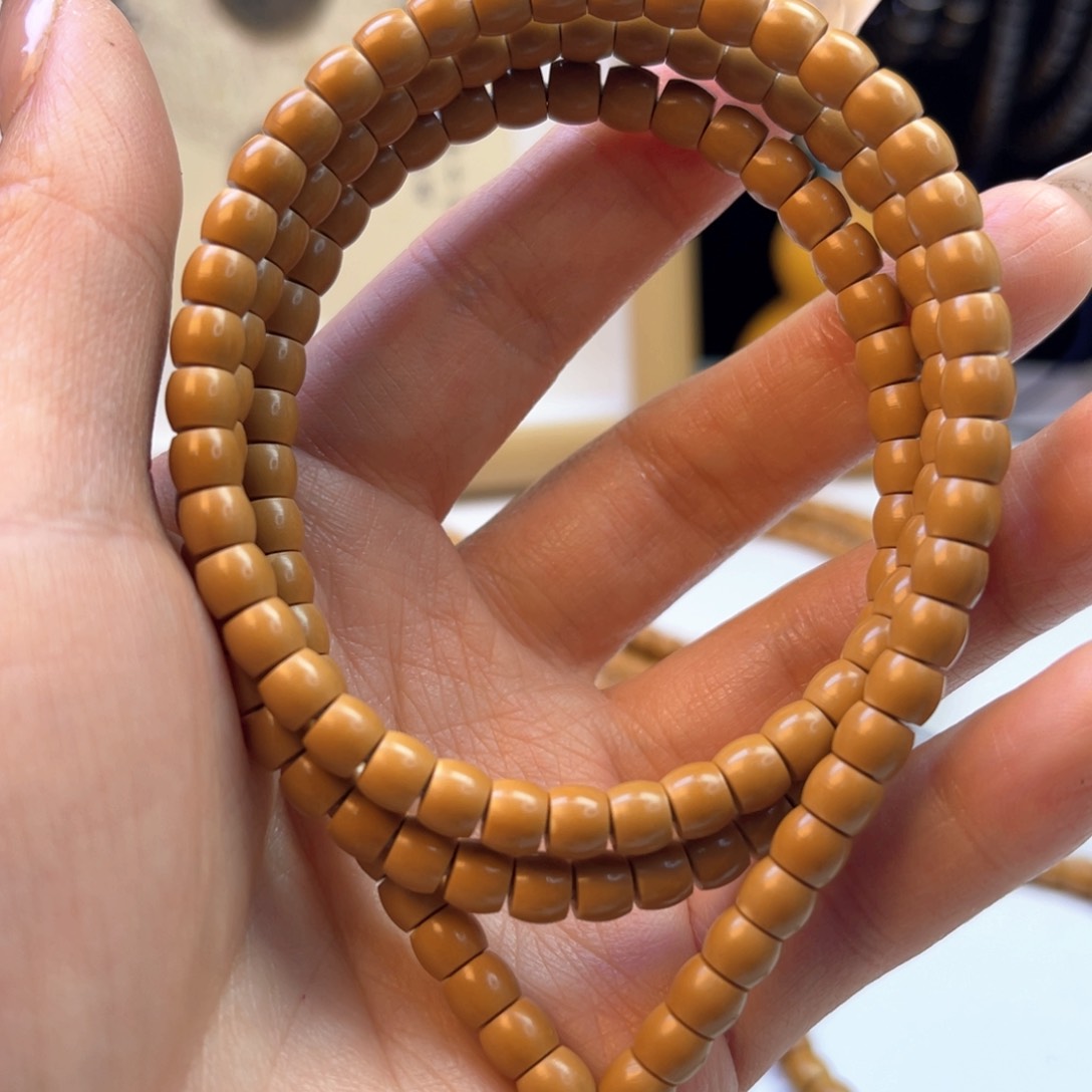 橄榄核手串那****浪核尖脖挂0.55