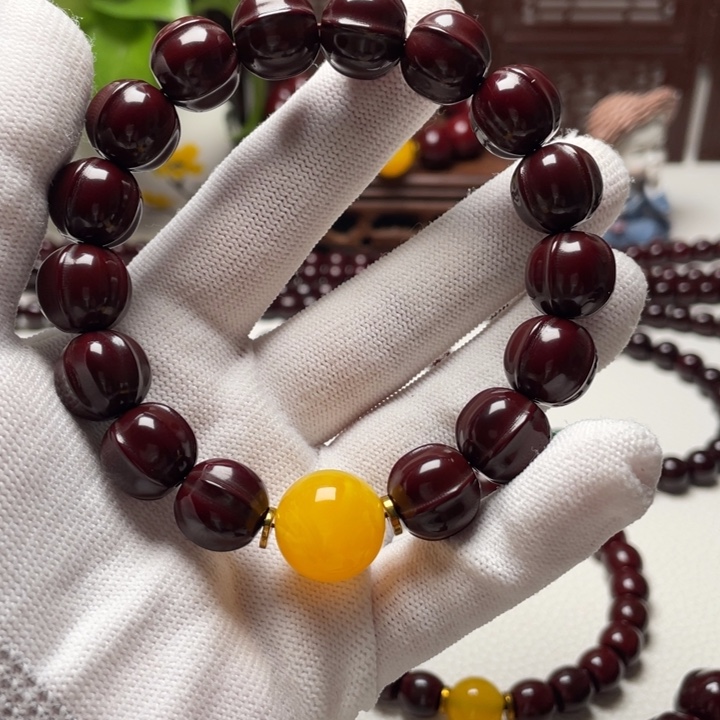 洋***意其他核桃猴头手串