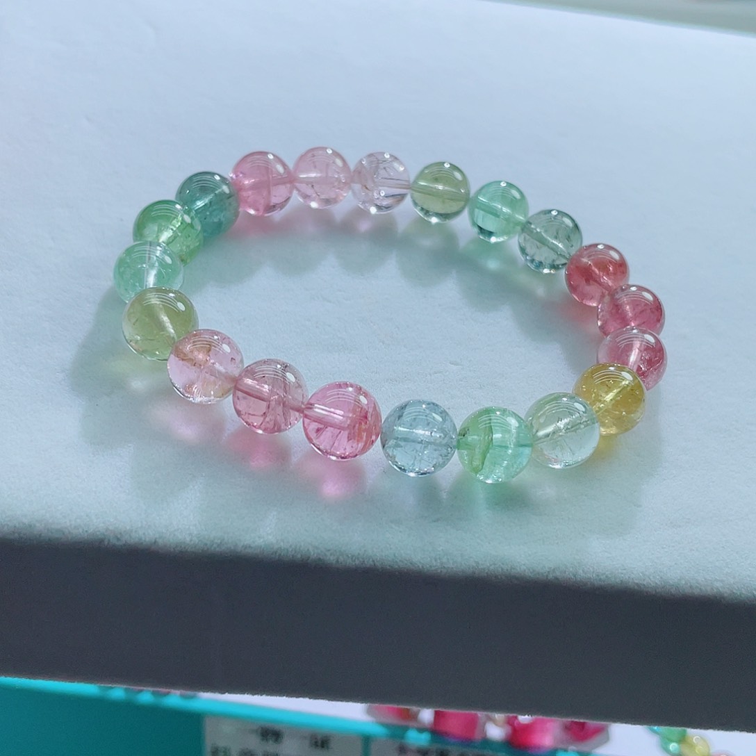 手链未镶嵌碧玺9.6mm左右