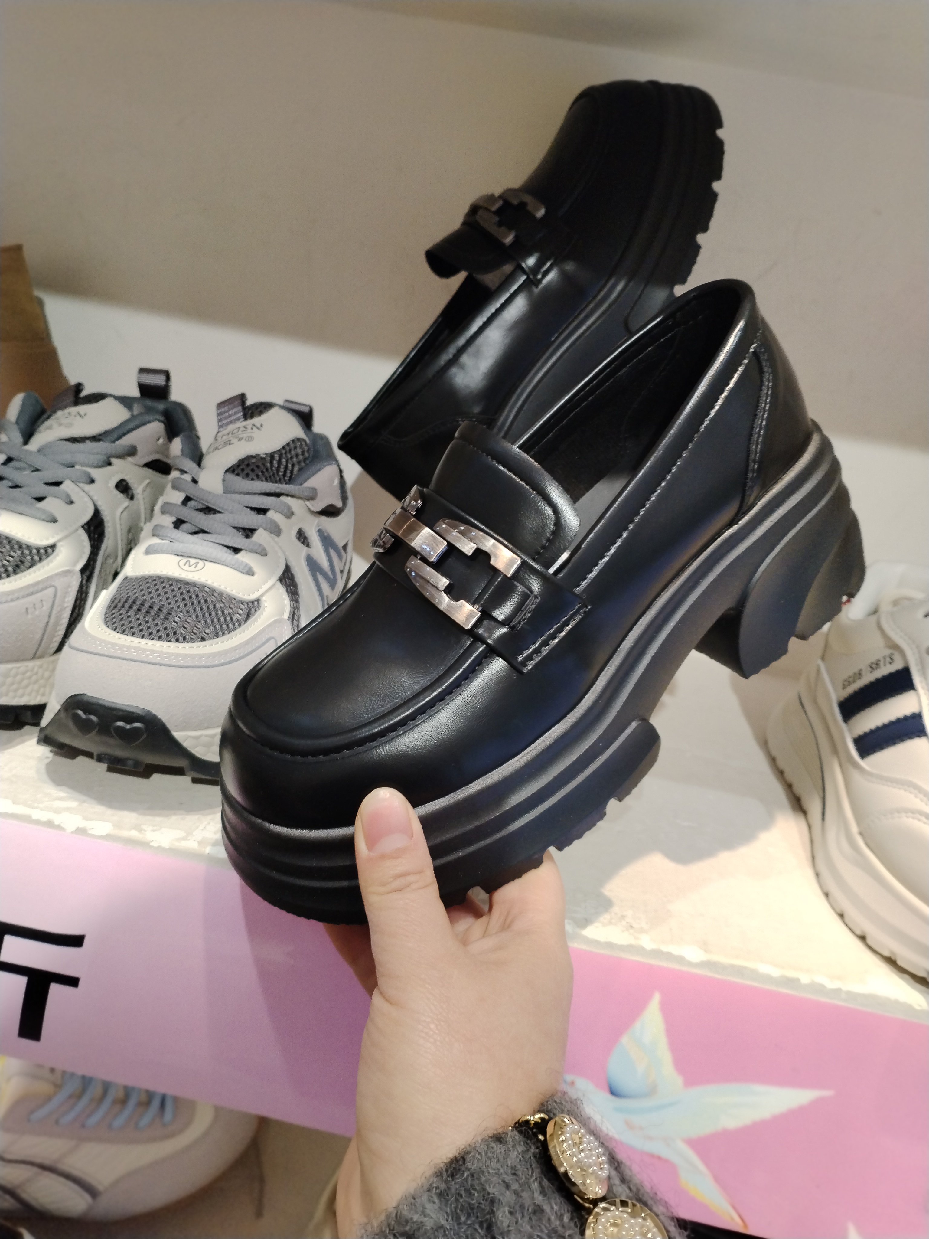 春季厚底单鞋乐福鞋802