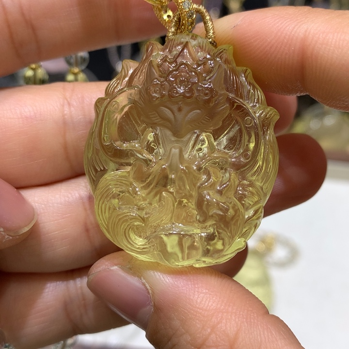 水晶颈饰未镶嵌天然