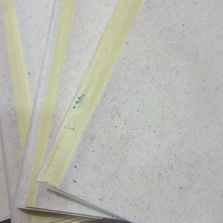 四尺对开微瑕纯雁皮