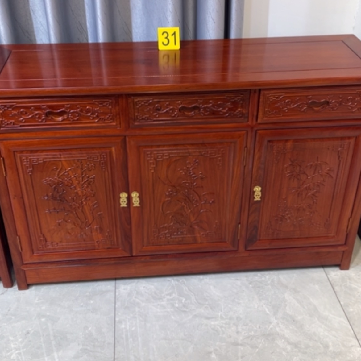 【闪购商品】花梨木类储物柜平**淡