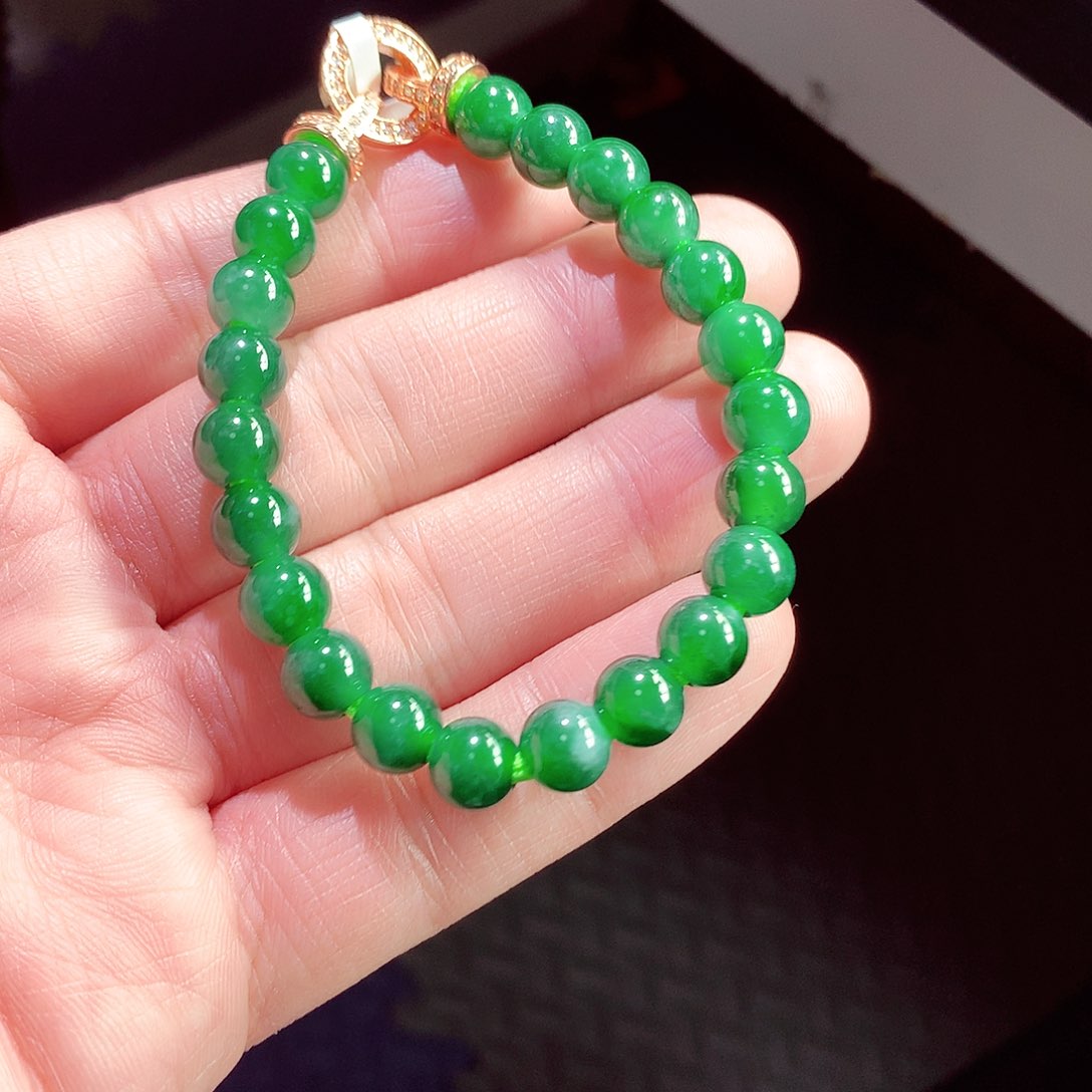 翡翠手链未镶嵌天然翡翠手链未镶嵌