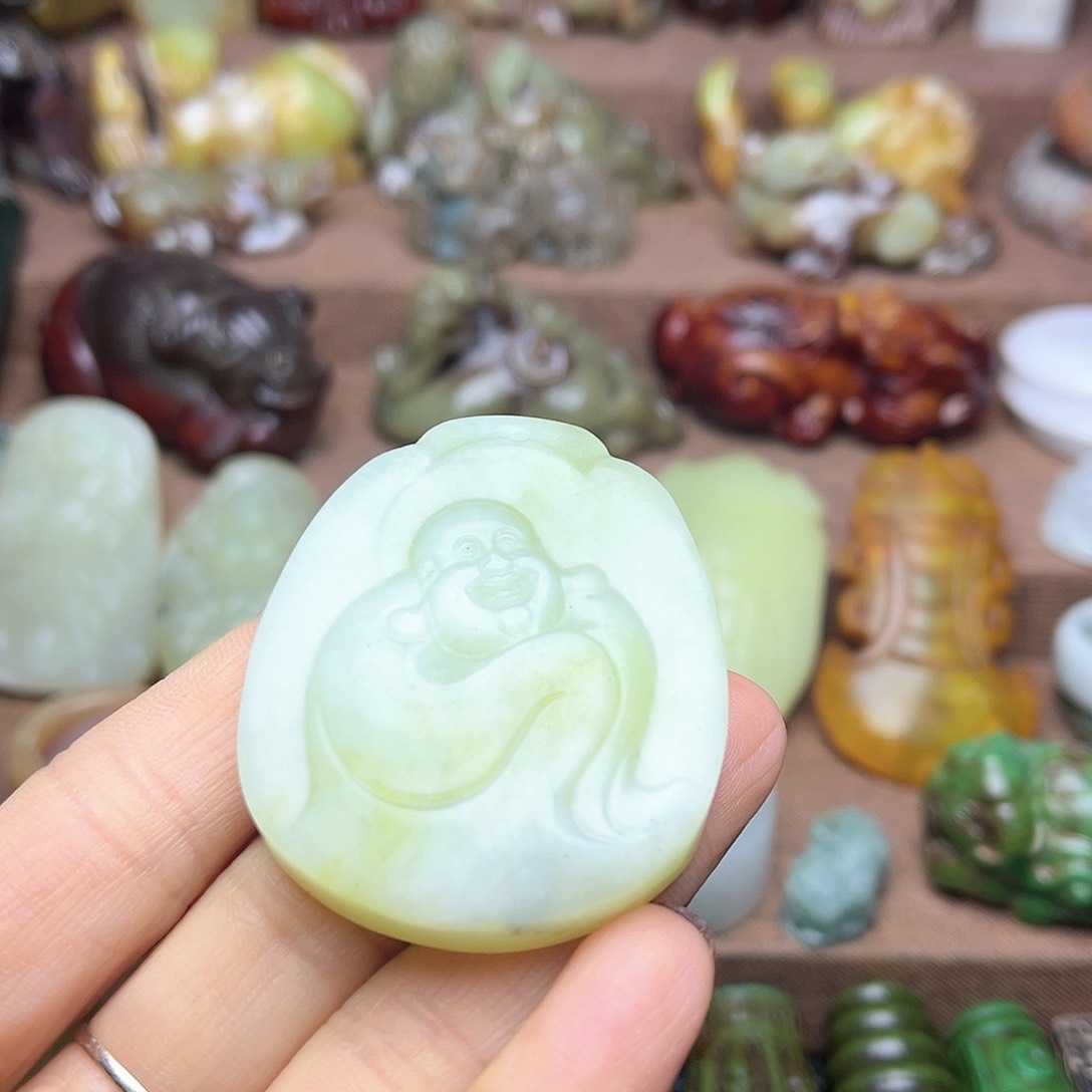 白玉菩提吊坠161。。