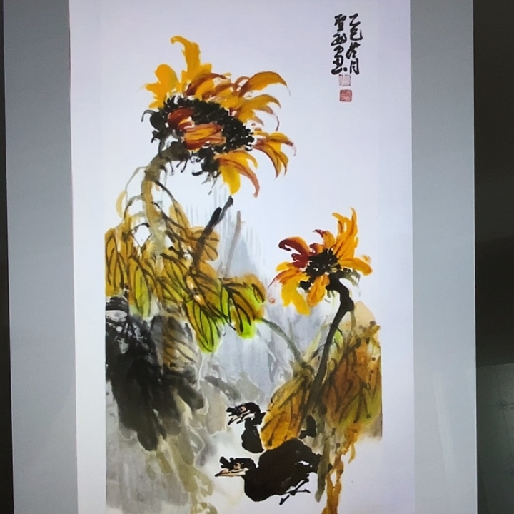 国画张圣敏先生纯手绘作品