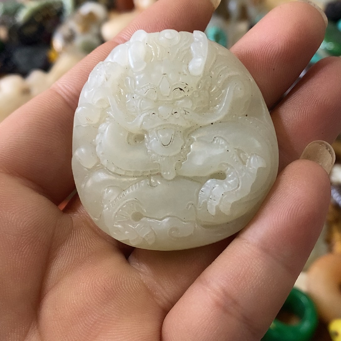 和田玉（糖玉）未镶嵌挂件