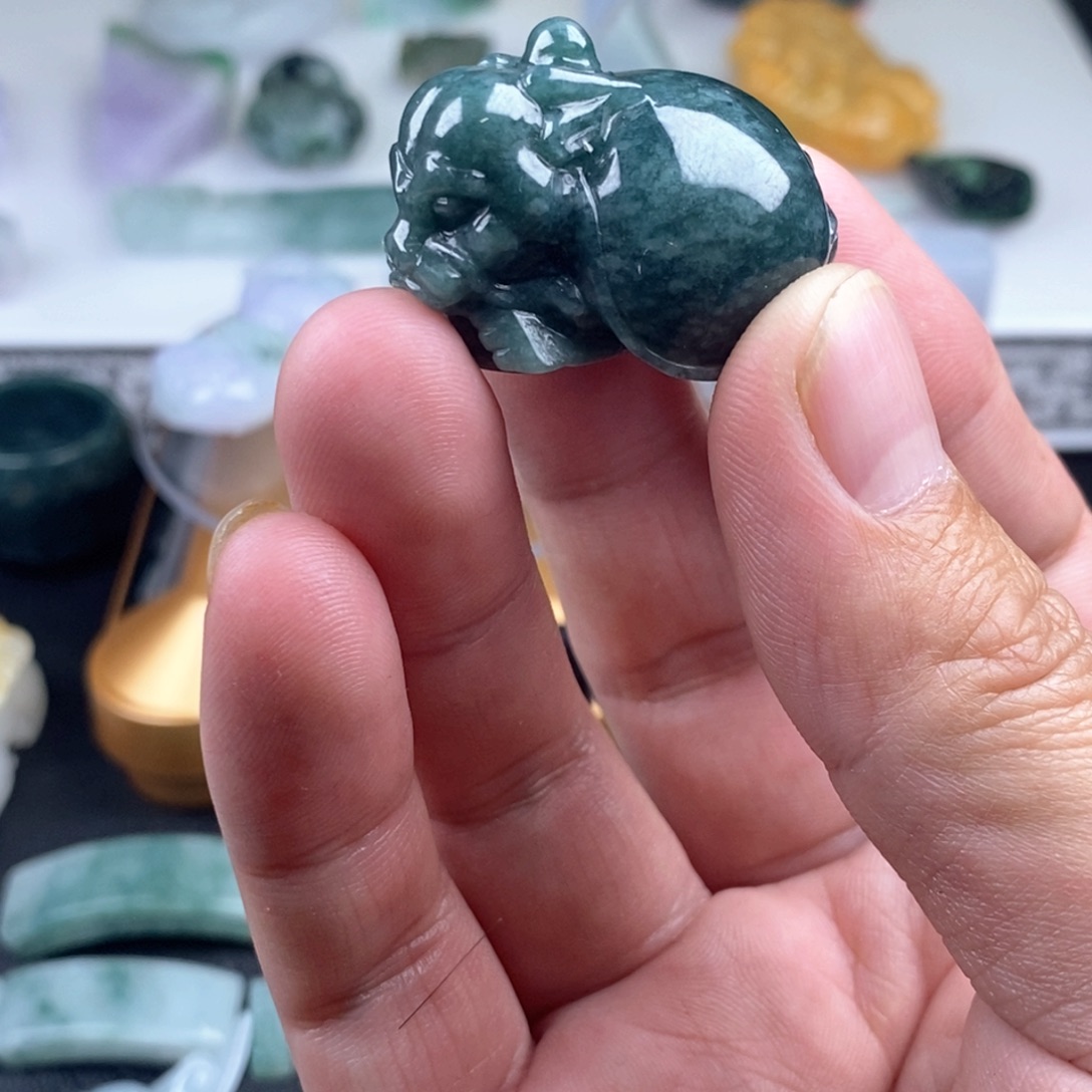 翡翠未镶嵌颈饰天然翡翠