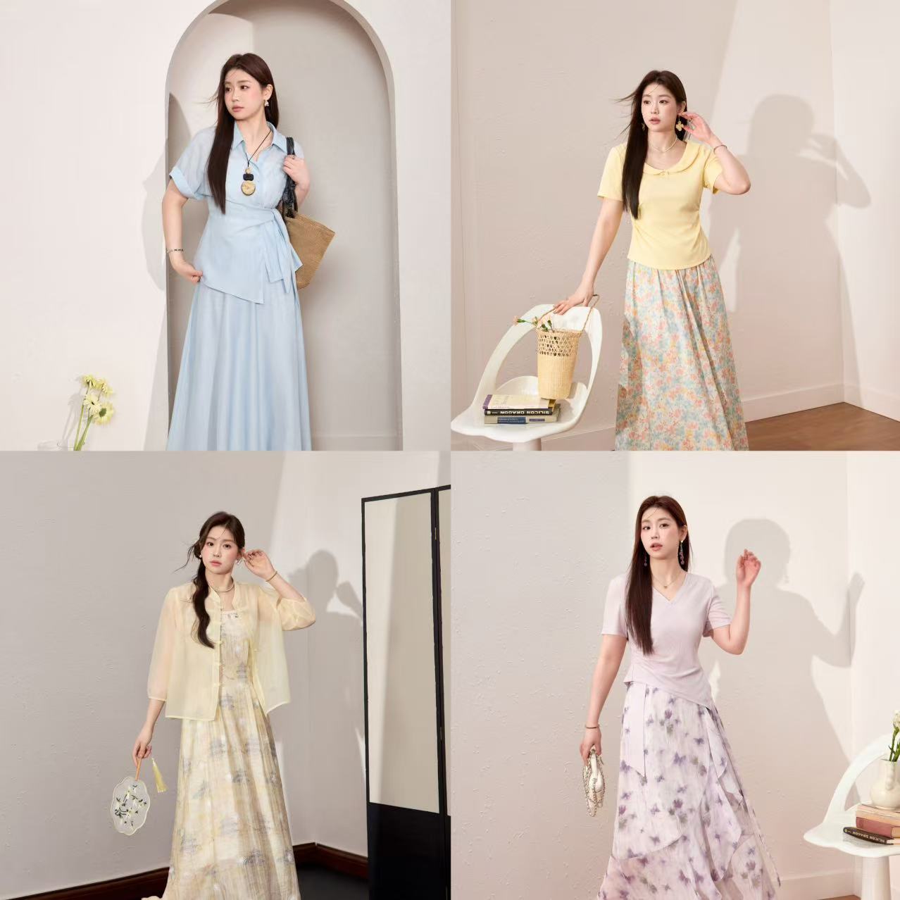 蓝语大码女装【破价合集】夏季爆款清仓连衣裙套装合集