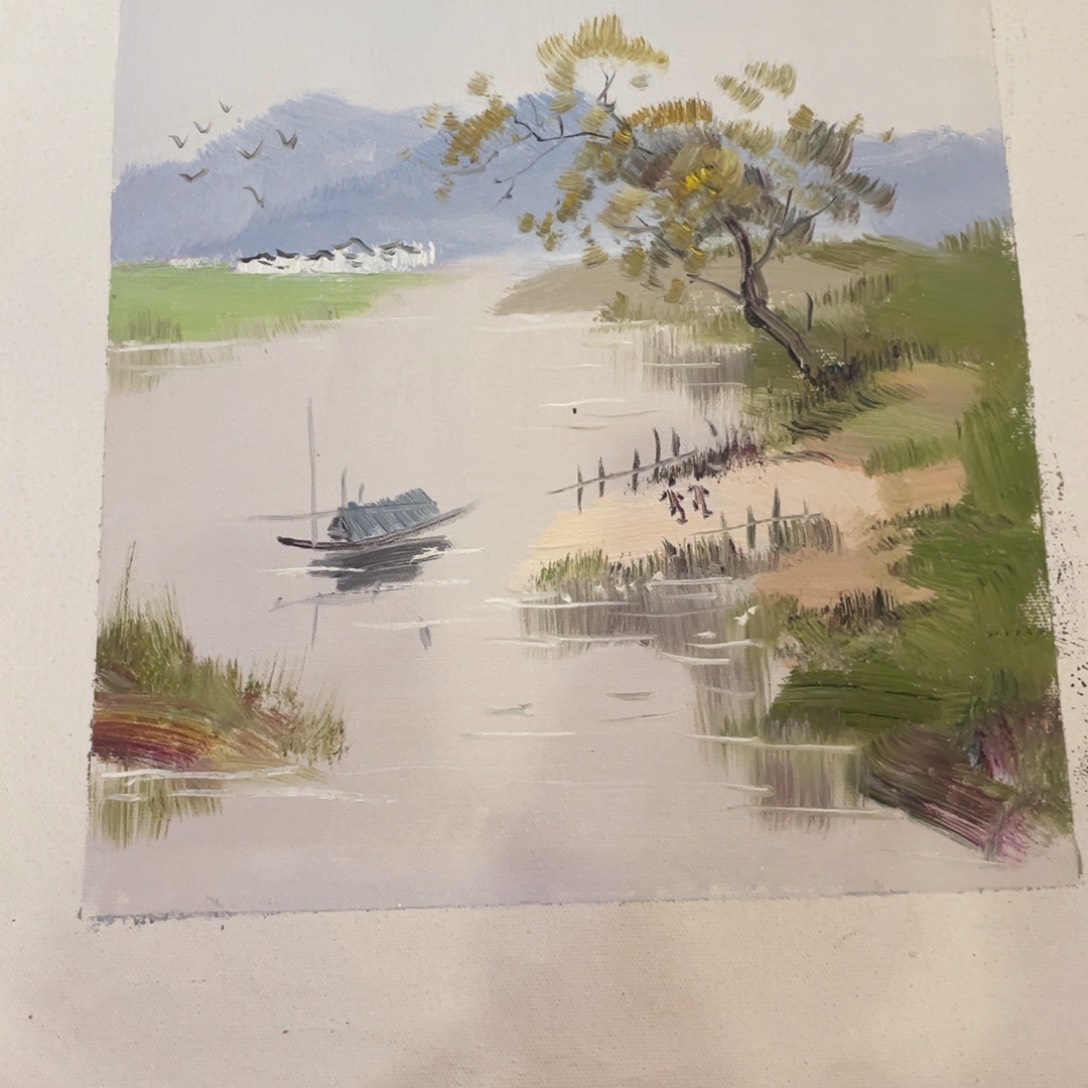 油画油画作品欣赏30-40内框