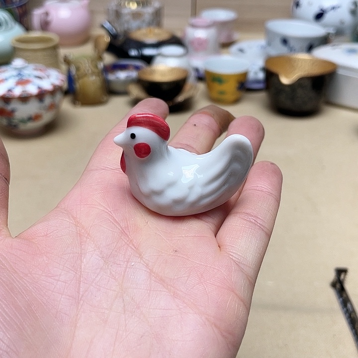 紫砂茶宠盘子也好小