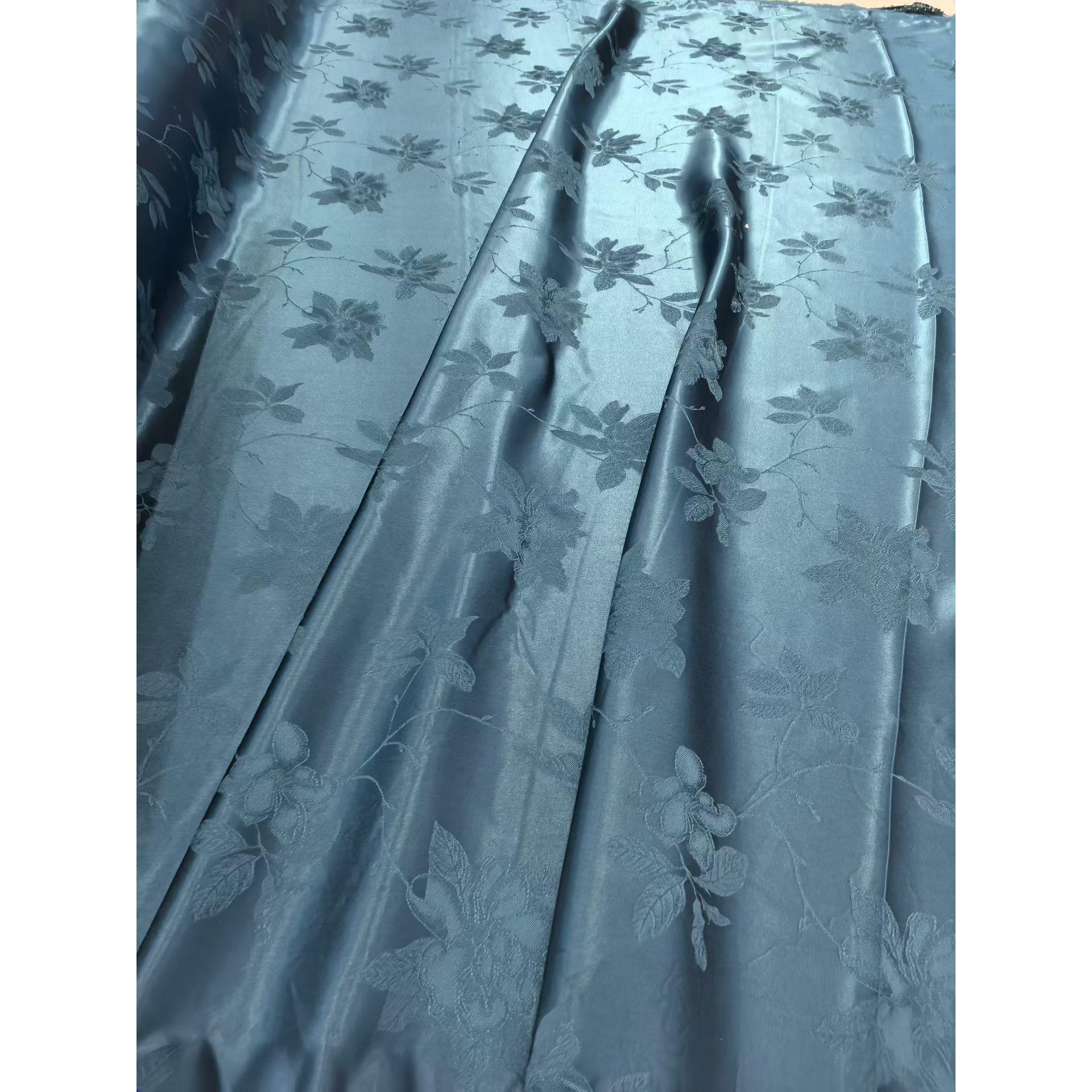 30姆米海蓝色栀子花大王缎