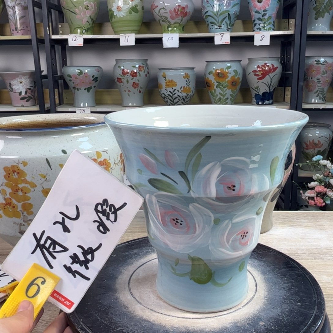 罐1tc景德镇陶瓷花盆