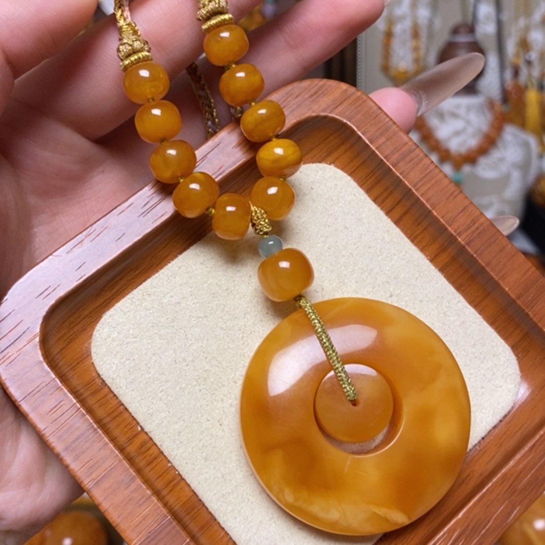 【闪购商品】手链蜜蜡未镶嵌项链