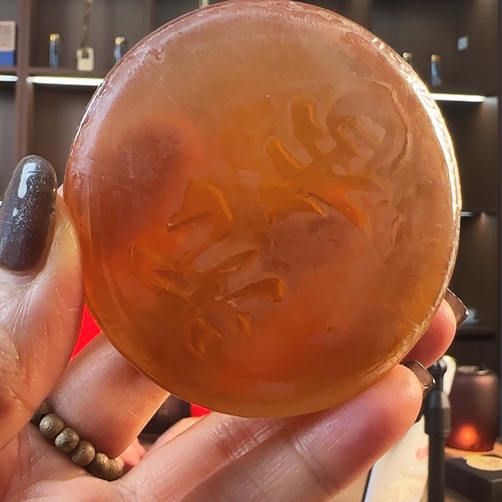 纯手工沉香精油皂100克