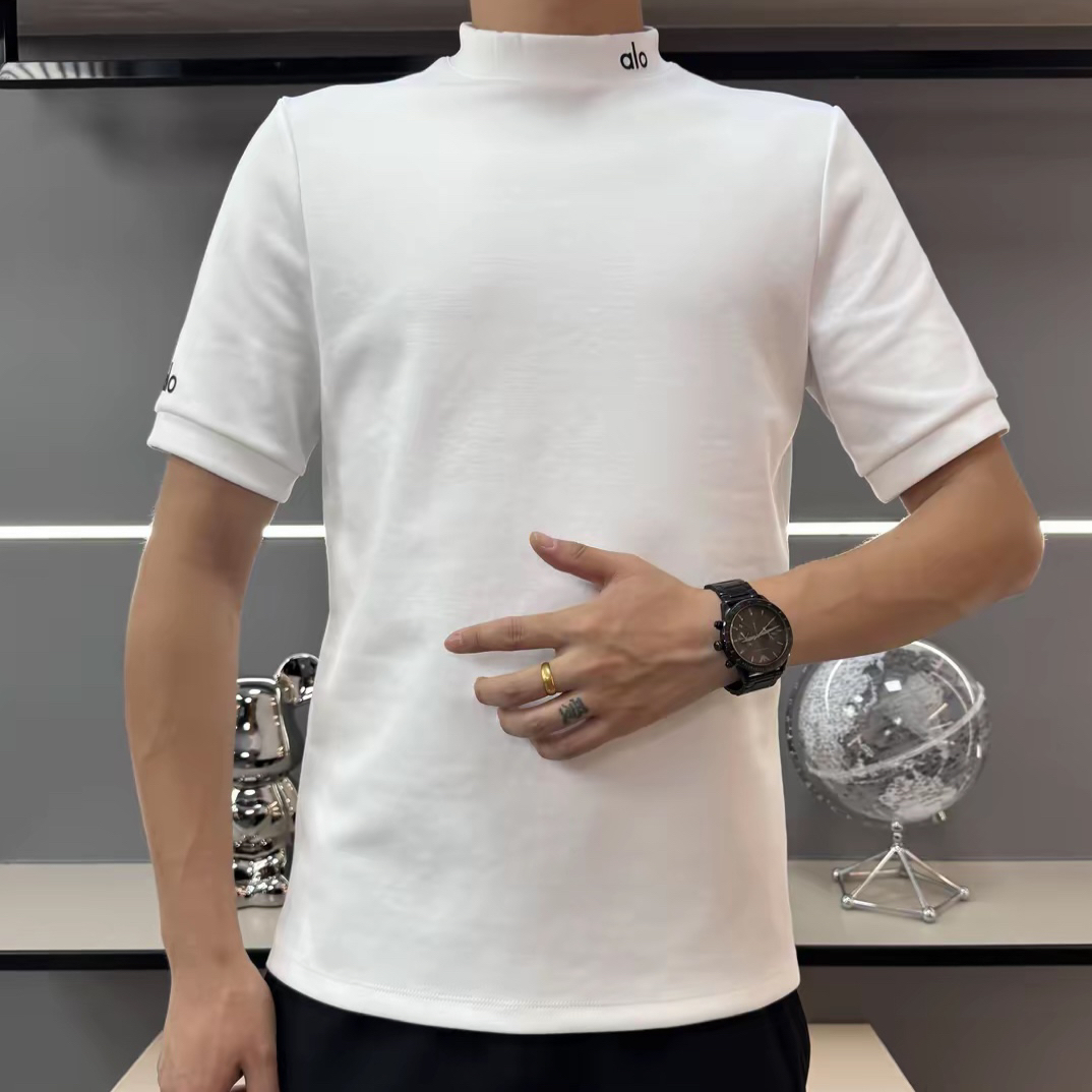 【运费险】35164秋季新款男士高品质休闲百搭简约修身T恤半袖