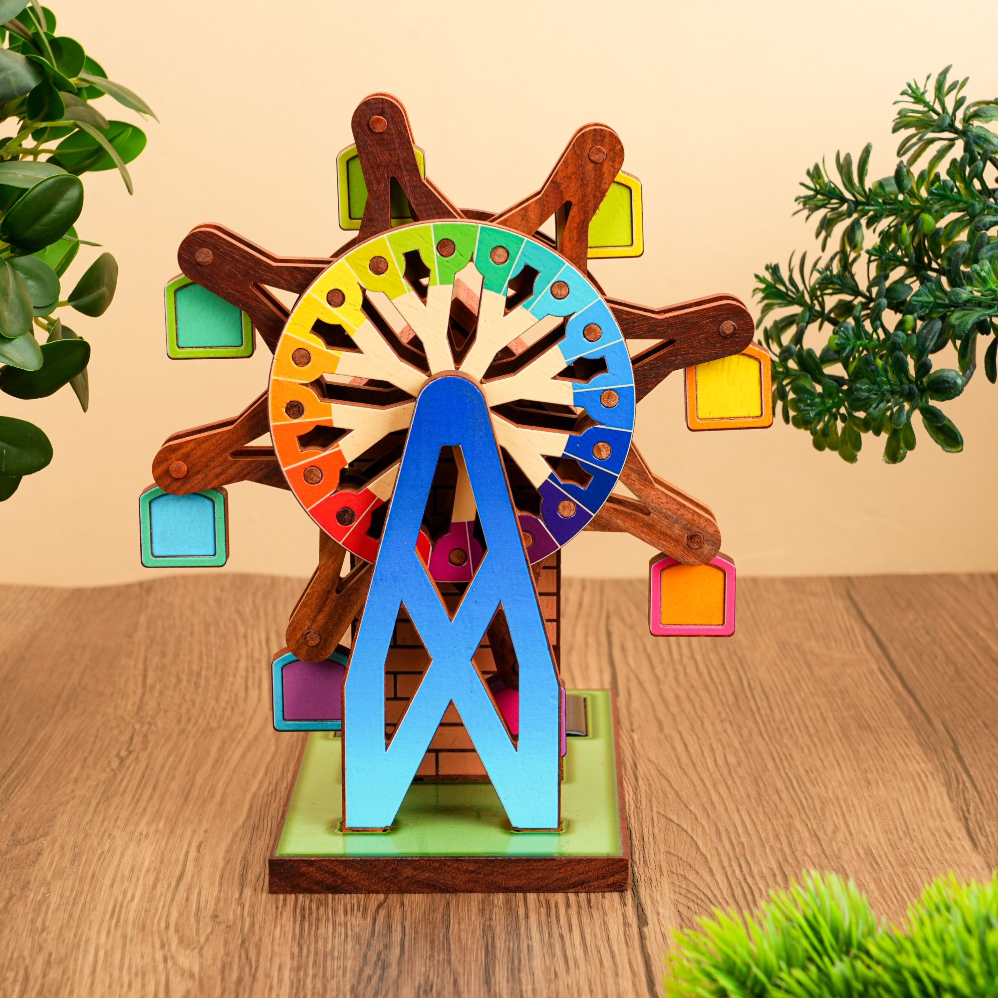 【檀锦阁】摩天轮-血檀-A01926