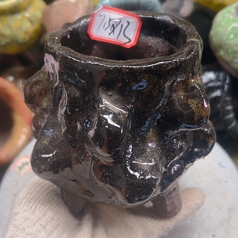 粗陶花盆手工花盆制作