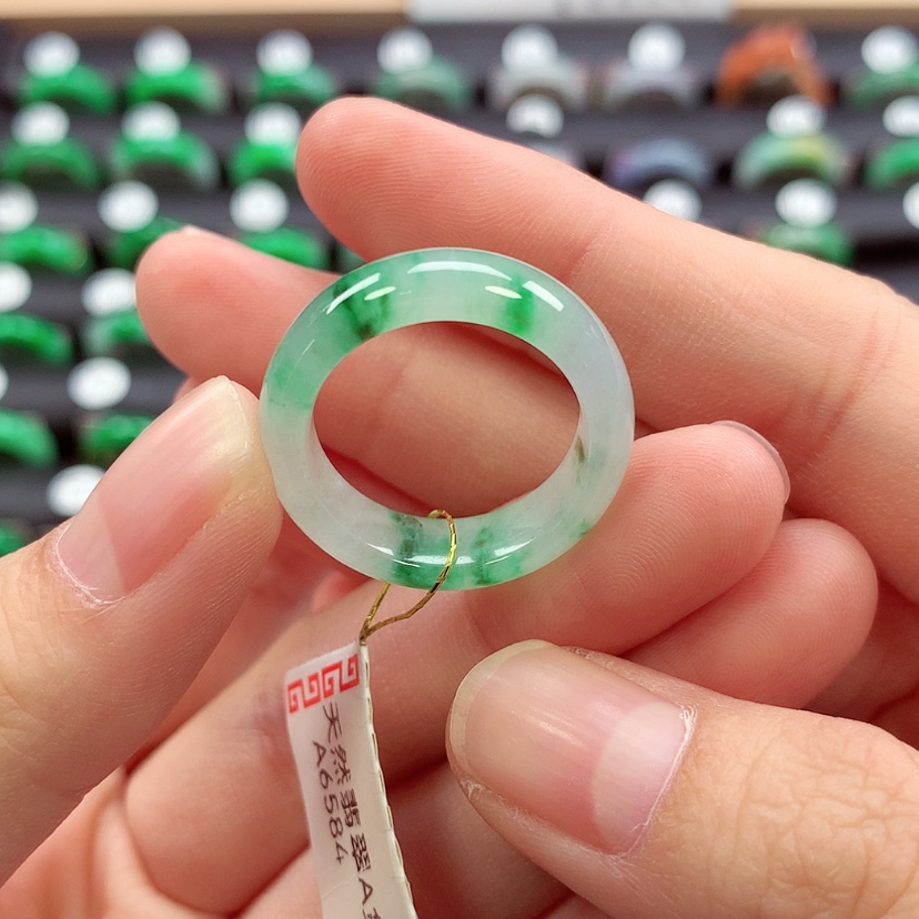 【闪购商品】未镶嵌戒指翡翠17/18号