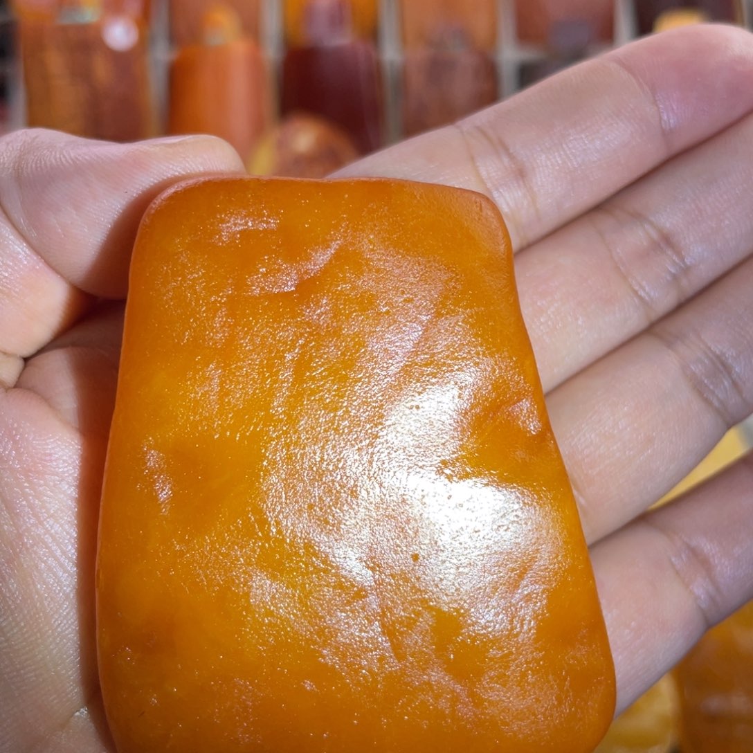 定制琥珀未镶嵌定制款天然琥珀蜜蜡