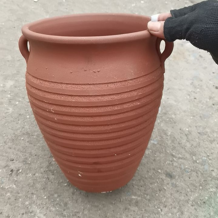 红陶20/27瑕疵底部烧裂