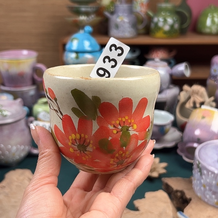 杯景德镇陶瓷手绘作品933