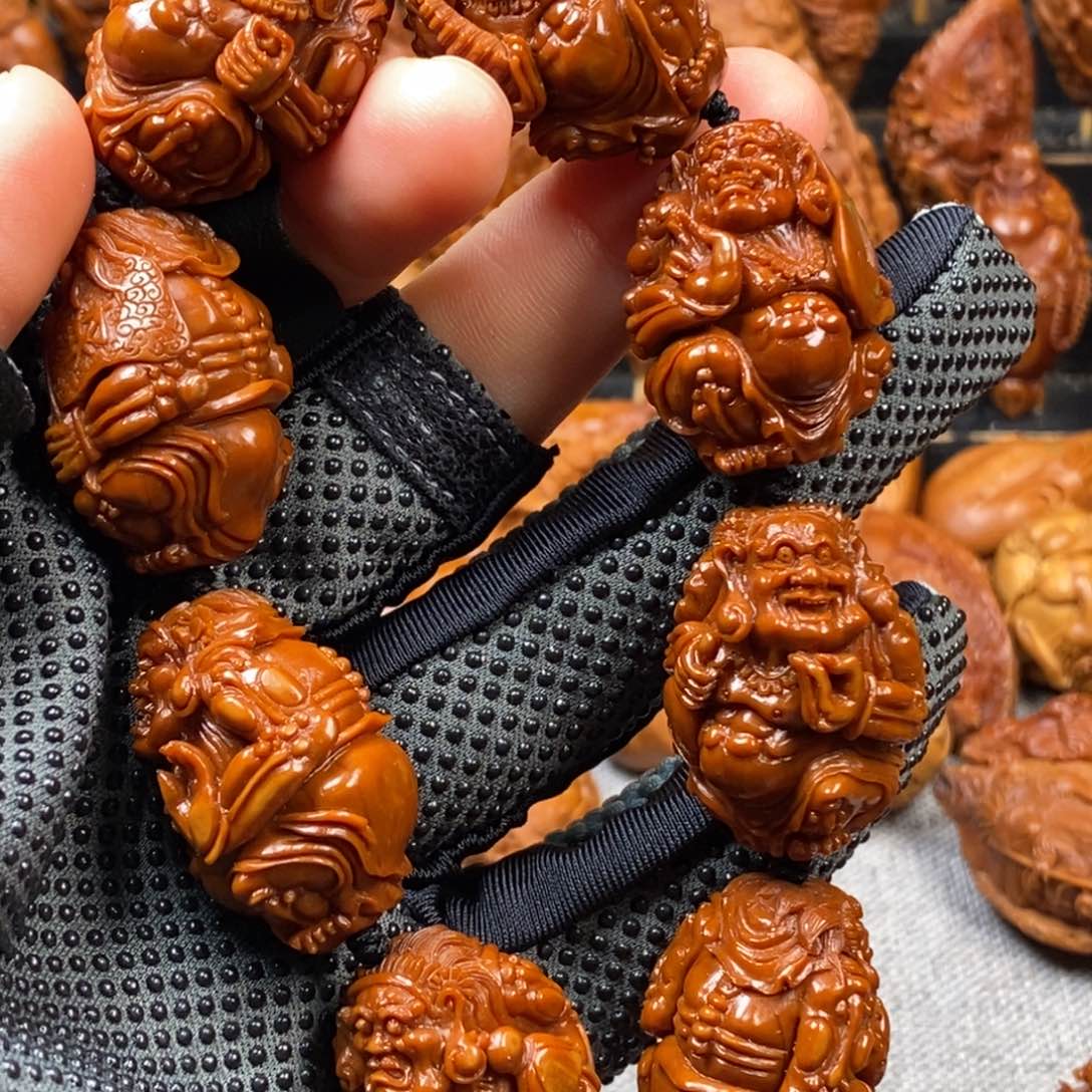 橄榄核手串/手链和*森核雕手串