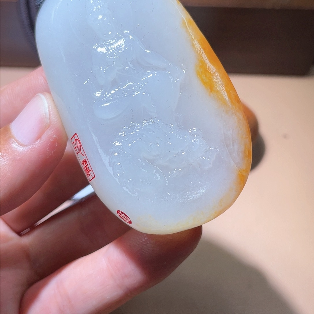 和田玉颈饰未镶嵌A7 