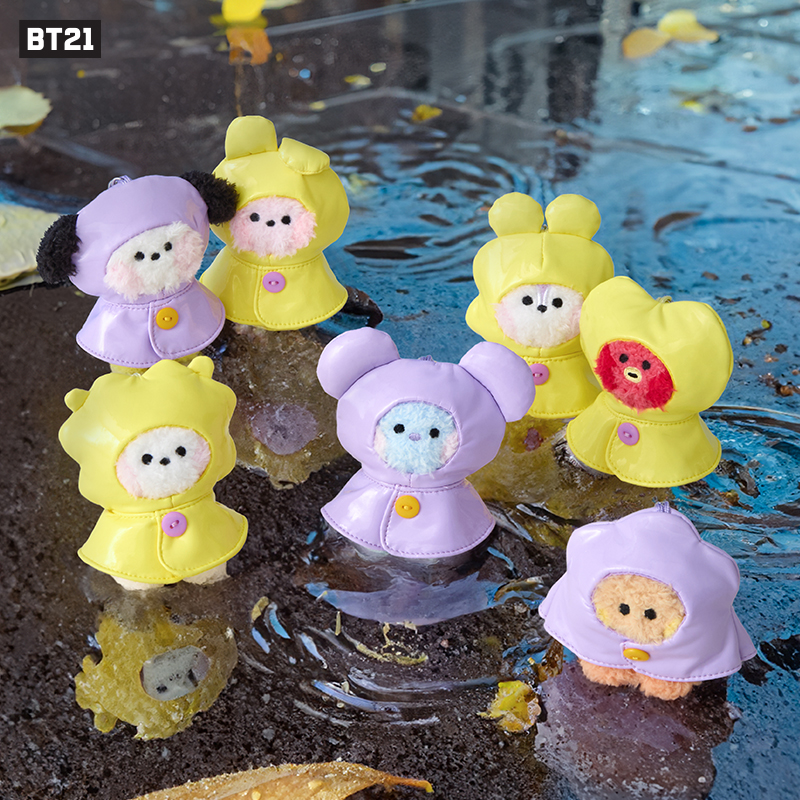 【新品】BT21 minini 雨天系列 钥匙扣 LINE FRIENDS